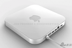 新Mac mini渲染图：磁吸口类似新iMac 顶盖多彩设计